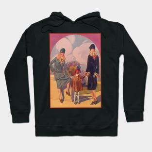 1927 Parisian Vintage Magazine Hoodie